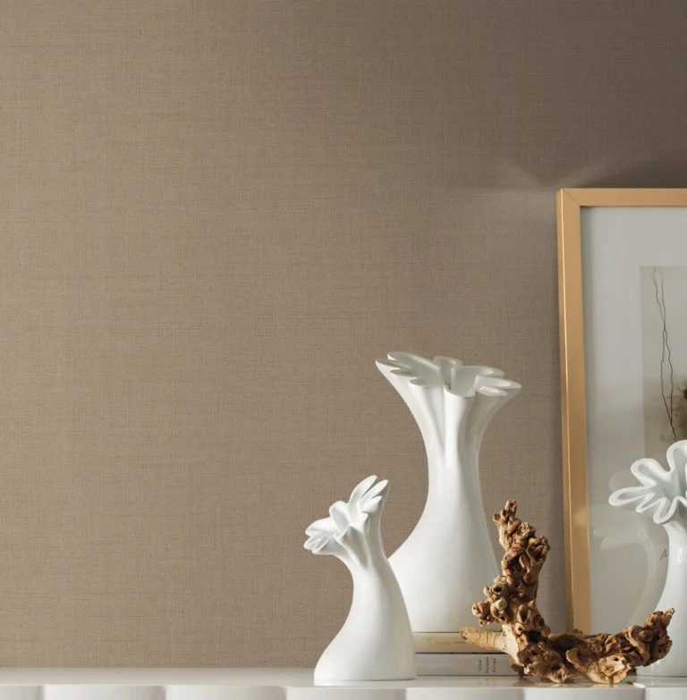 Gesso Weave Wallpaper - Camel — Ảnh 2