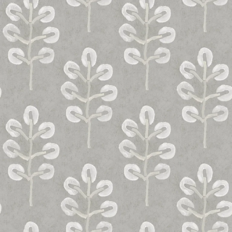 Chesapeake Plum Tree Botanical Wallpaper - Grey — Ảnh 2
