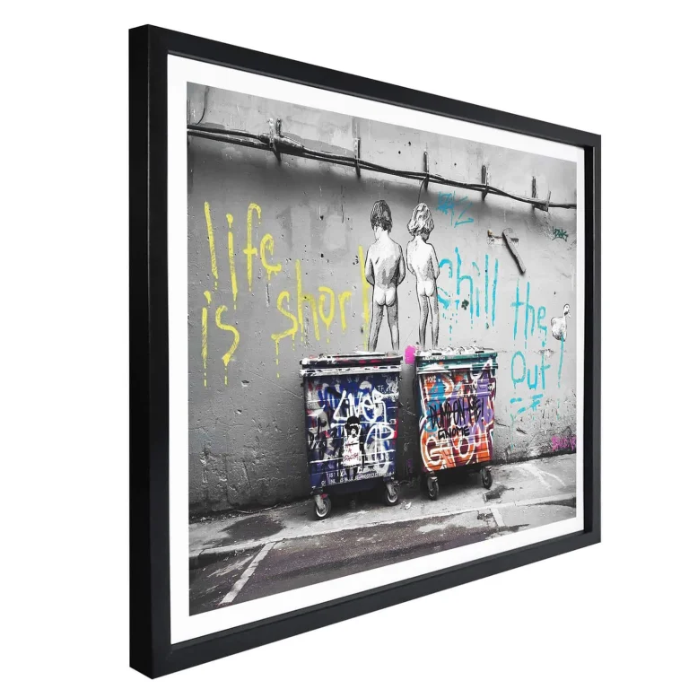 Banksy - "Life is Short" Poster - 30 x 24cm — Ảnh 4
