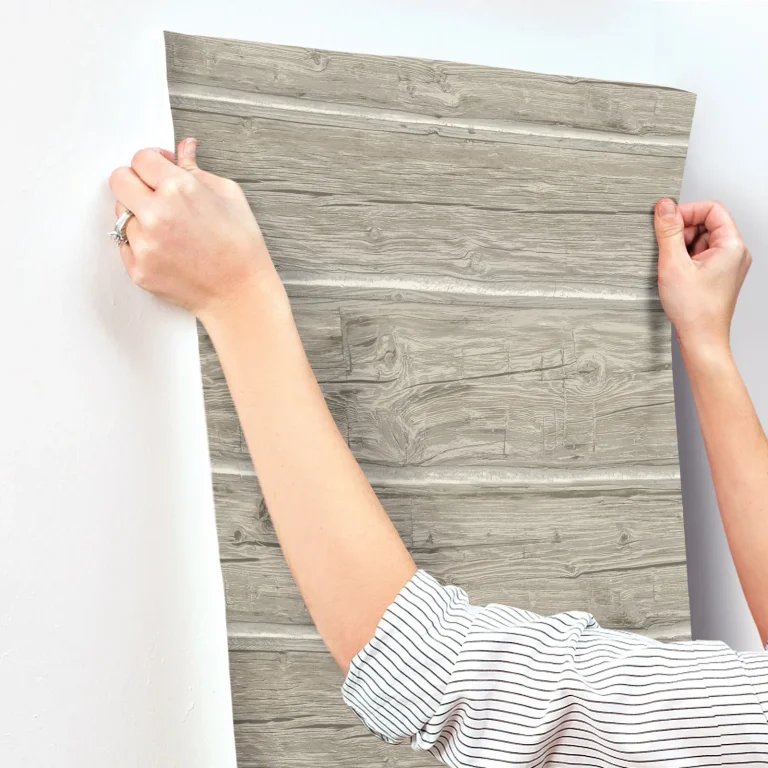 Chesapeake Lodgepole Wallpaper - Grey — Image 3