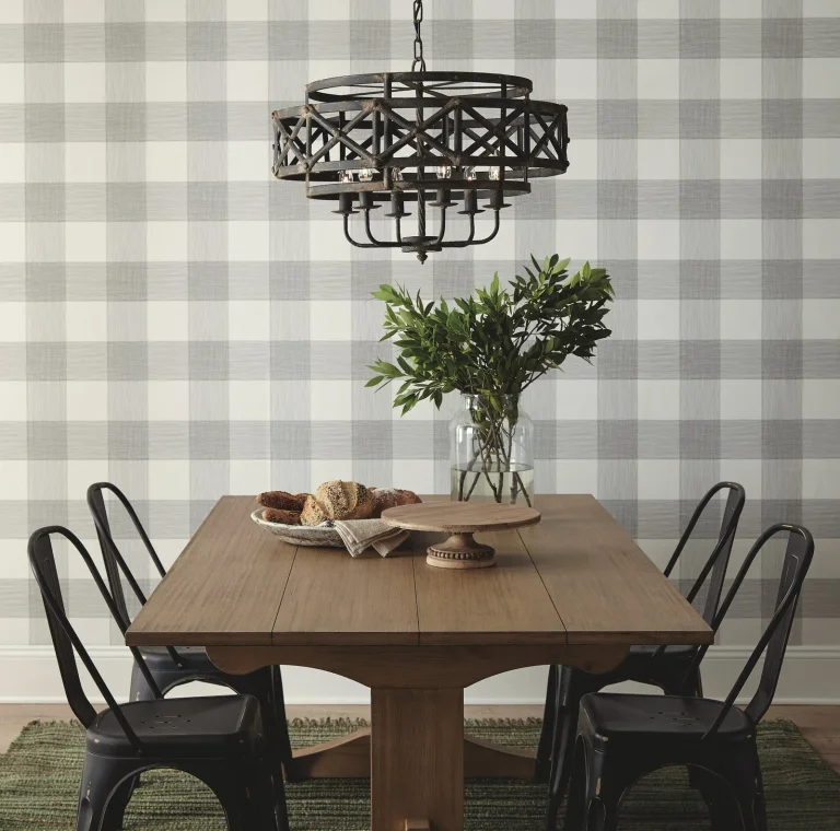 Magnolia Home Common Thread Wallpaper - Black On White — Ảnh 3