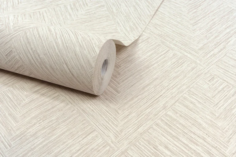 Chesapeake Hollis Textured Diamond Wallpaper - Beige — Ảnh 2