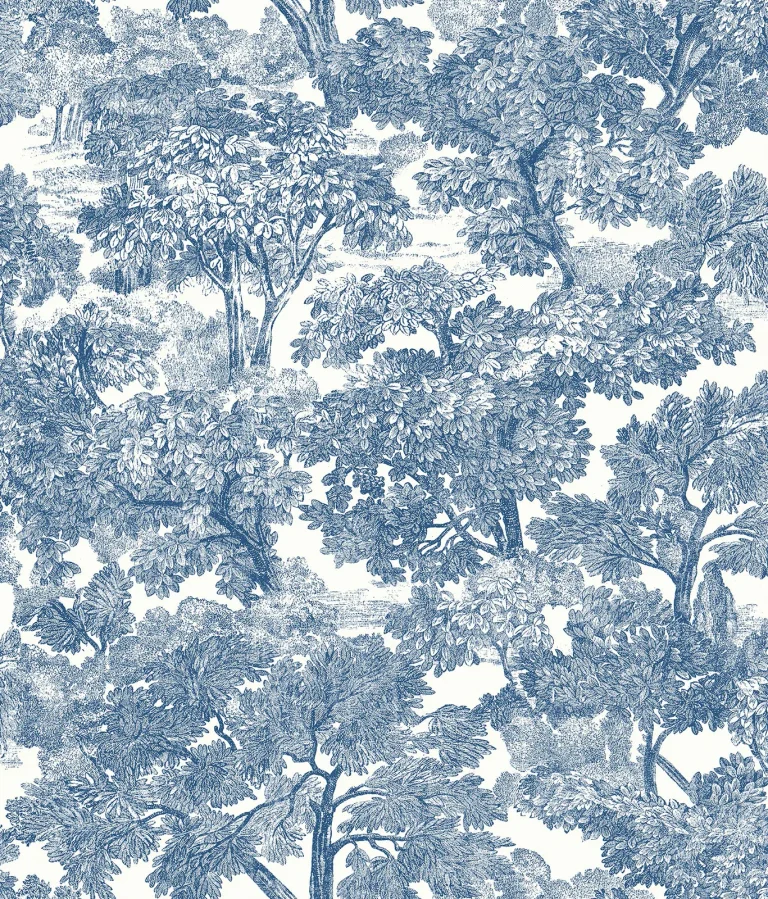 Chesapeake Spinney Wallpaper - Blue — Ảnh 3