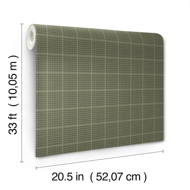 Chesapeake Prescott Glen Check Wallpaper - Dark Green — Ảnh 2