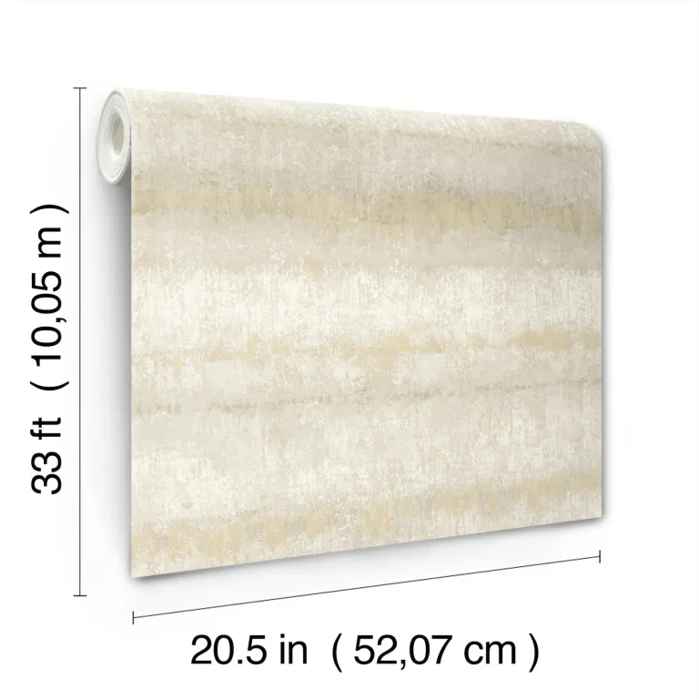 Morningtide Textured Stripe Wallpaper - Neutral — Ảnh 6