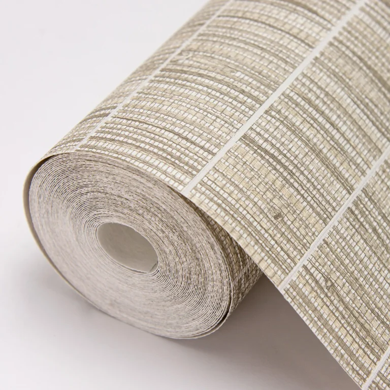 Luz Faux Grasscloth Wallpaper - Taupe — Ảnh 3