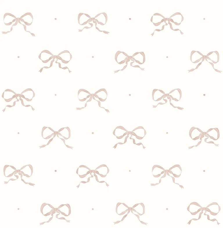 Emma Large Bow Wallpaper - Petal — Image 5
