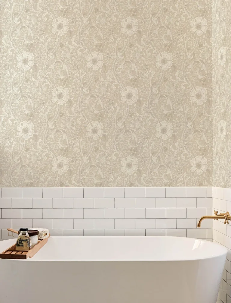 Chesapeake Liora Floral Trail Wallpaper - Beige — Ảnh 2