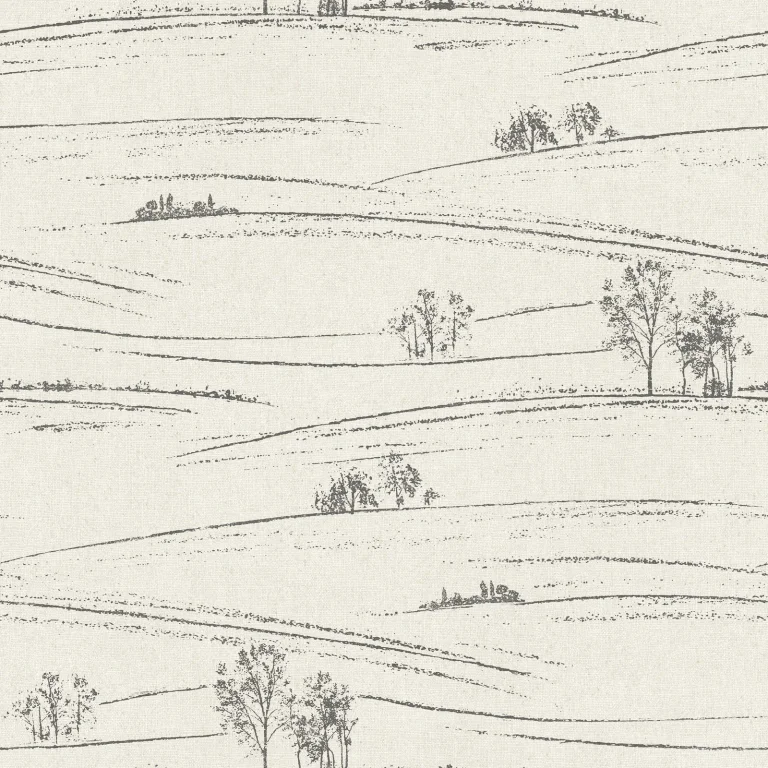 Chesapeake Isaac Rolling Hills Wallpaper - Black — Ảnh 4