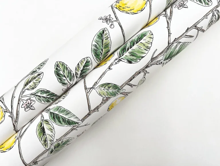 Limoncello Toile Wallpaper - Green — Ảnh 6