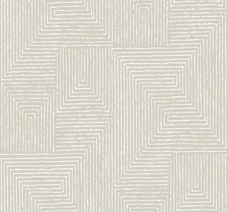 Mortenson Geometric Wallpaper - Light Grey — Ảnh 3