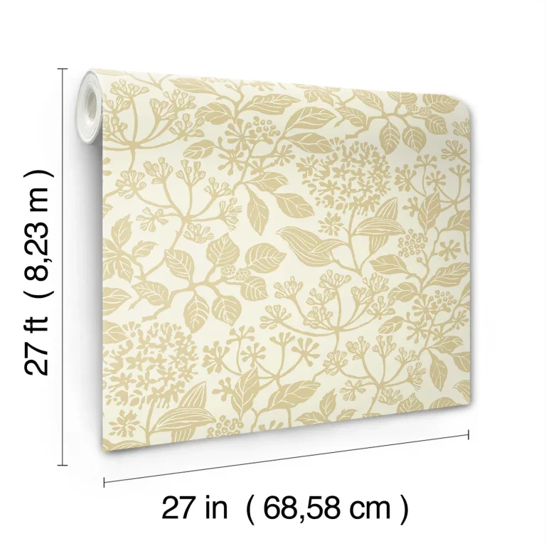 Rowen Botanical Wallpaper - Honey — Ảnh 3