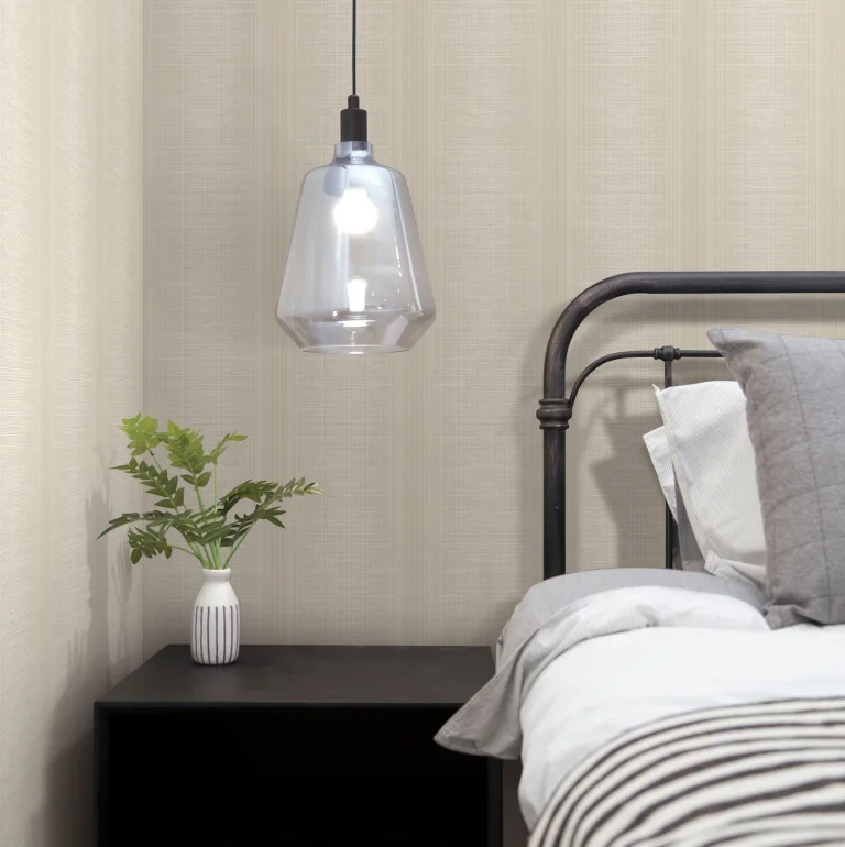 Silk Weave Stripe Wallpaper - Stone — Ảnh 2