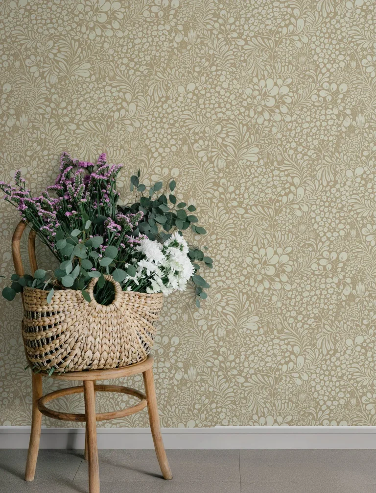 Siv Botanical Wallpaper - Chestnut — Ảnh 5