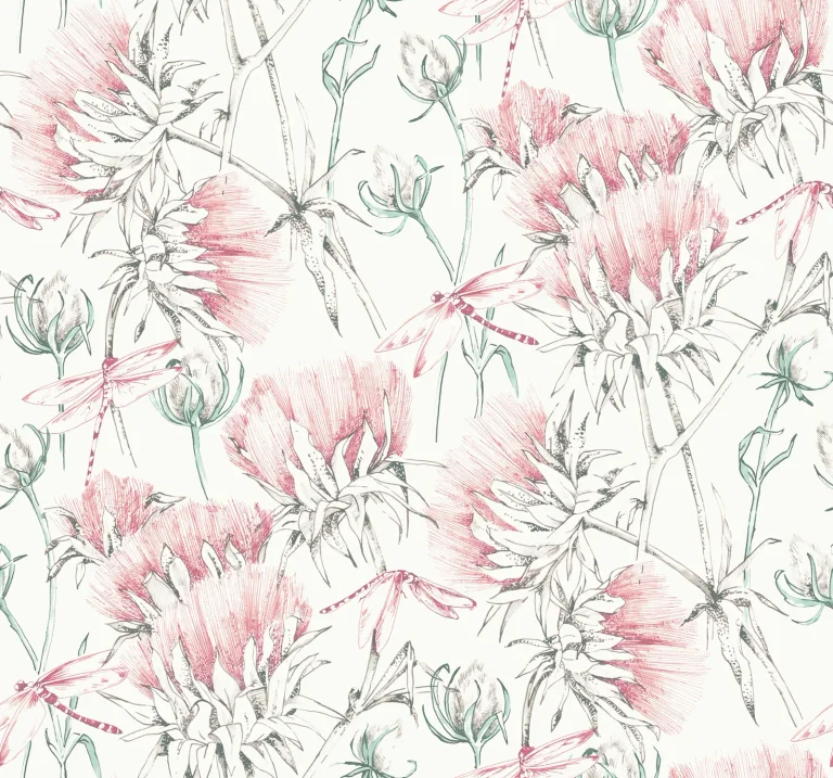 Mariell Dragonfly Wallpaper - Pink — Ảnh 4