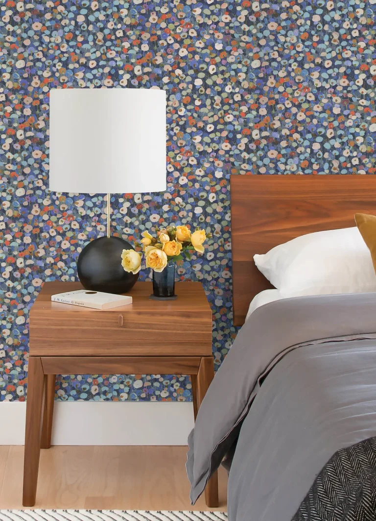 Prato Petite Floral Wallpaper - Blue — Image 2