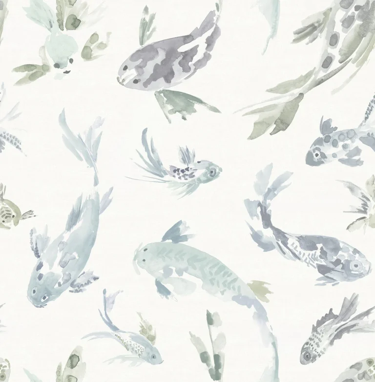 Koi Wallpaper - Seafoam — Ảnh 4