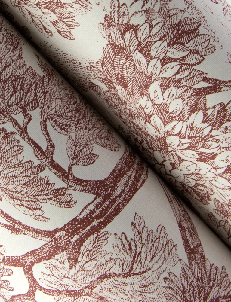 Chesapeake Spinney Toile Wallpaper - Red — Ảnh 4