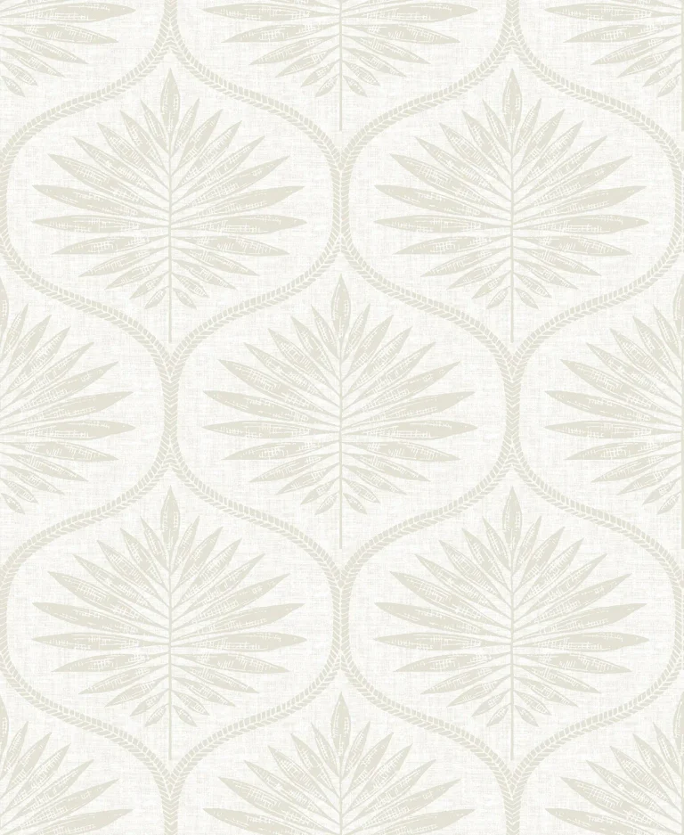 Laurel Ogee Wallpaper - Bone — Image 2