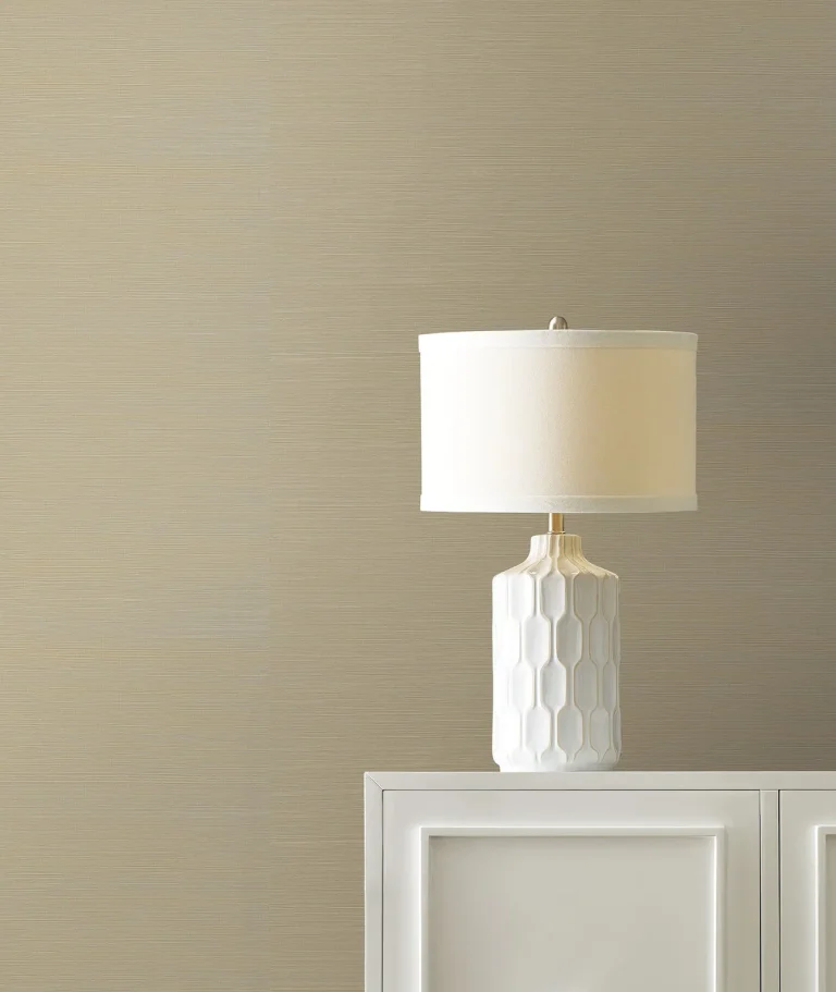 Ronald Redding Maguey Sisal Grasscloth Wallpaper - Almond — Image 2
