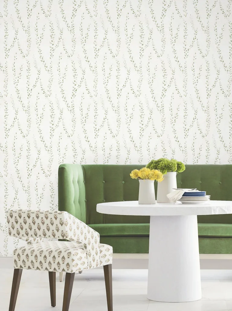 Alpenrose Vine Wallpaper - Moss — Ảnh 4