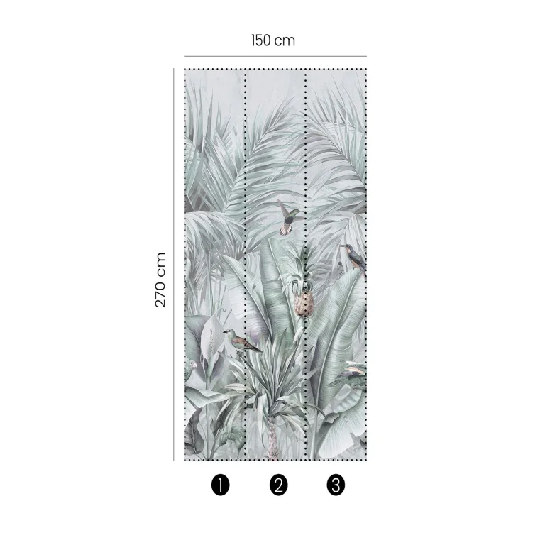 Fashion For Walls Digital Wallpaper Wall Mural - 2546N82 — Ảnh 2