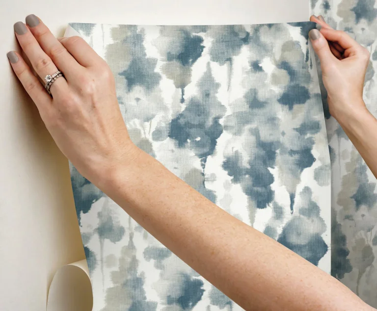 Candice Olson Mirage Peel and Stick Wallpaper - Navy — Ảnh 3