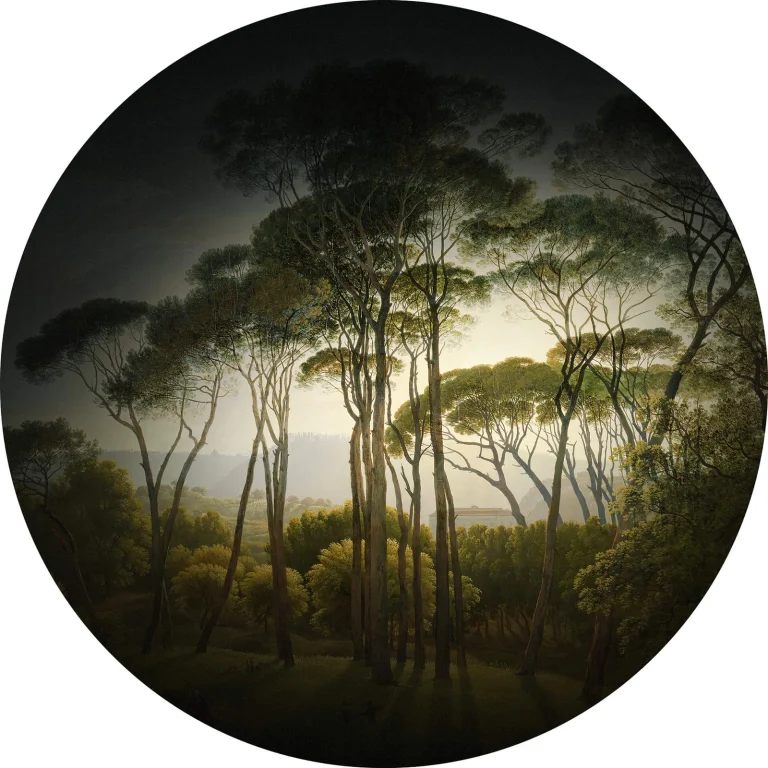 Italian Landscape - Wall Mural 5491 - Round - 144cm diameter — Ảnh 2
