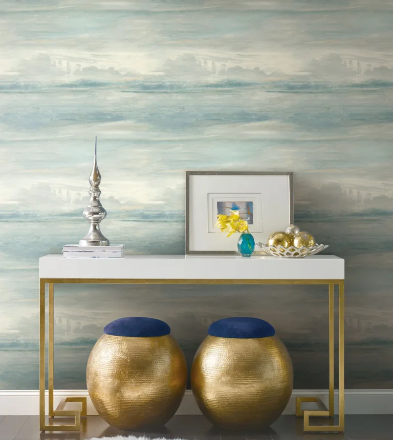 Soothing Mists Scenic Peel and Stick Wallpaper - Blue — Ảnh 8