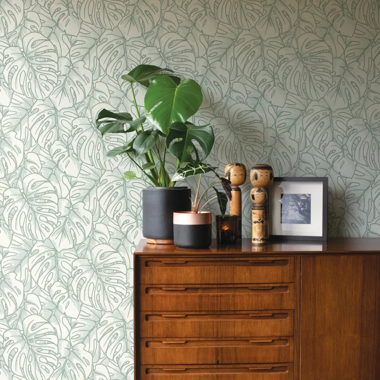 Balboa Botanical Wallpaper - Olive — Ảnh 2