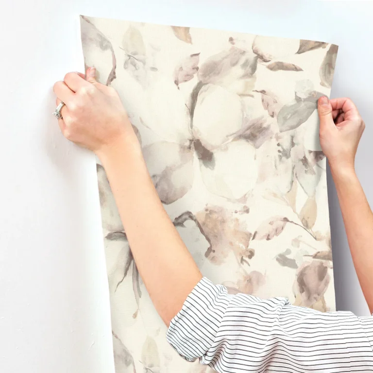 Liliana Floral Wallpaper - Neutral — Image 3
