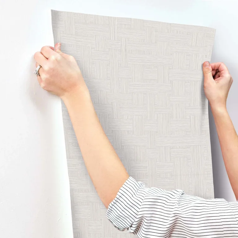 Basketry Wallpaper - Warm Grey — Ảnh 6