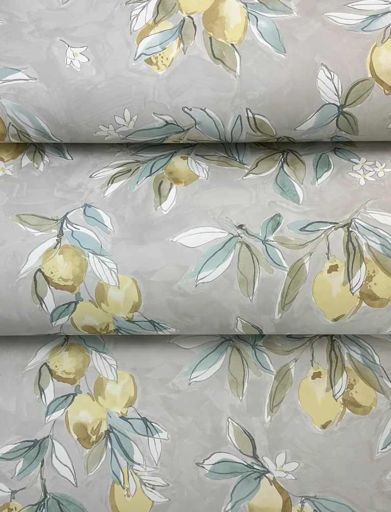 Chesapeake Lemonade Citrus Wallpaper - Charcoal — Ảnh 7