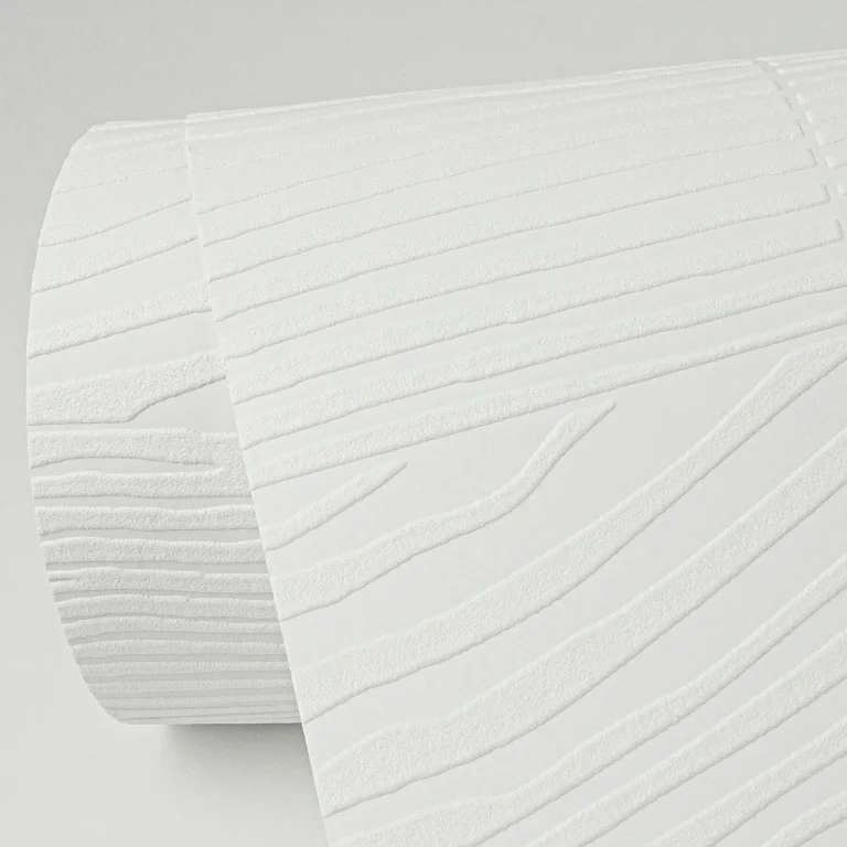 Wade Planks Paintable Wallpaper - White — Ảnh 2
