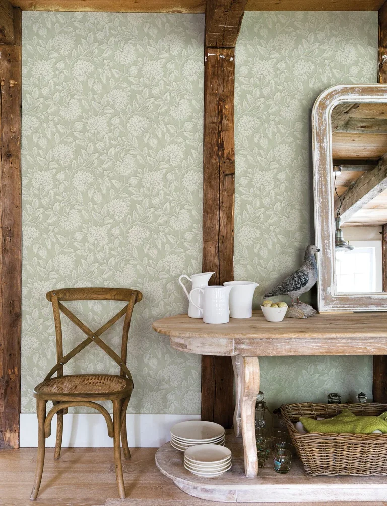 Chesapeake Vadouvan Jacobean Trail Wallpaper - Sage — Ảnh 5