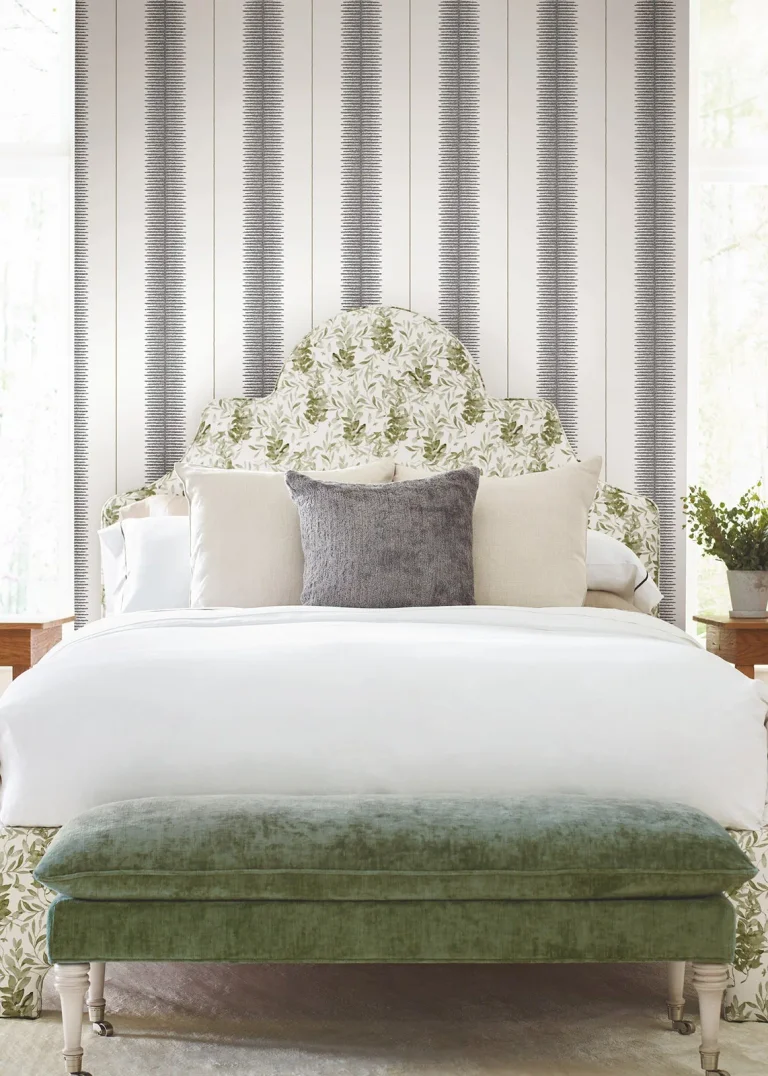 Ronald Redding Tandem Stripe Wallpaper - Black — Ảnh 3