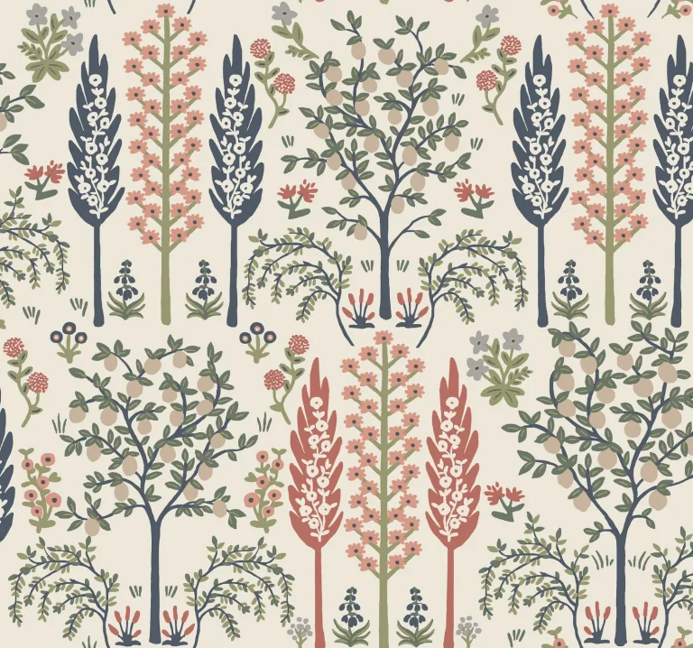 Rifle Paper Co. Fenna Wallpaper - Cream Multi