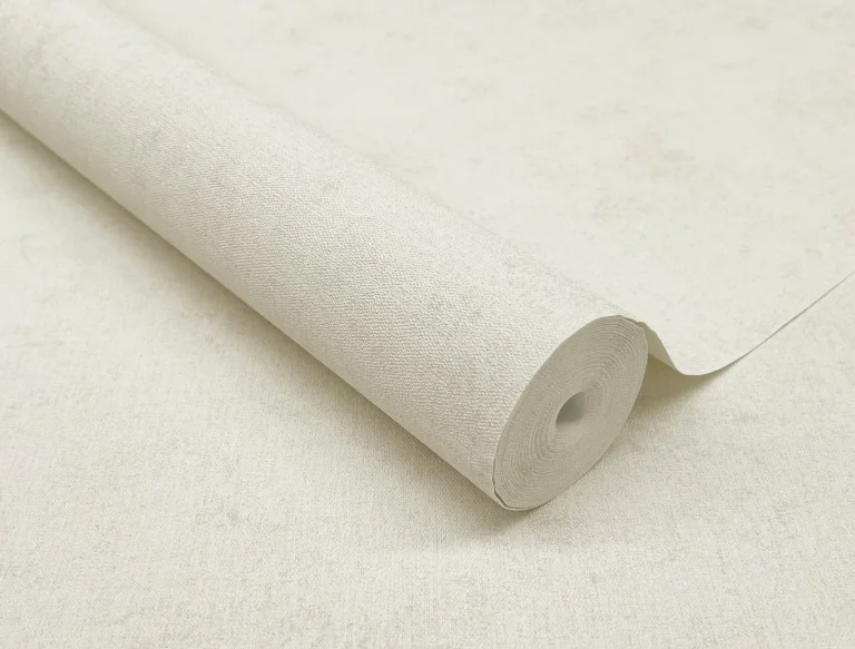 Cullen Faux Linen Wallpaper - White — Image 5