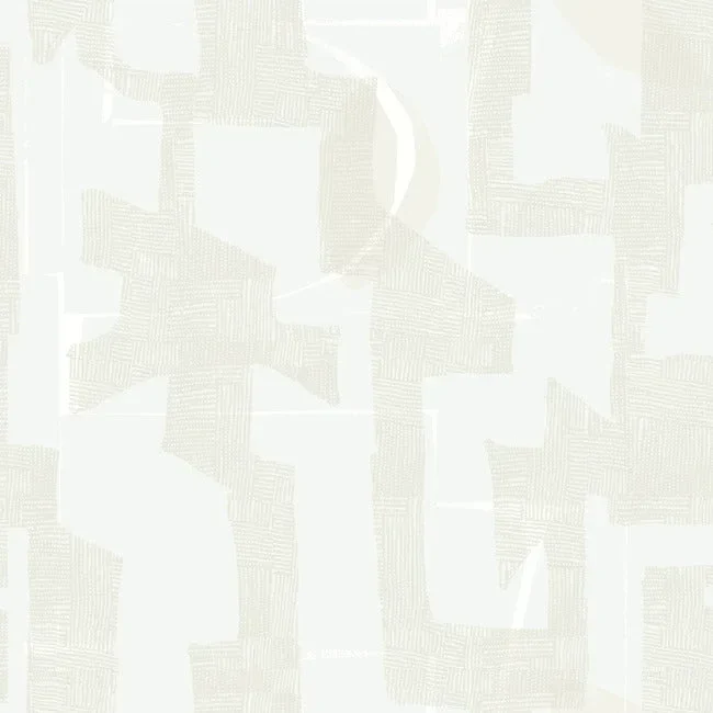 Modern Tribal Wallpaper - Dove/Sand — Ảnh 5