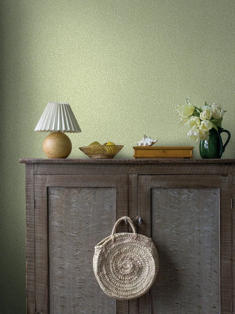 Anna Fern Trail Wallpaper - Light Green — Ảnh 4