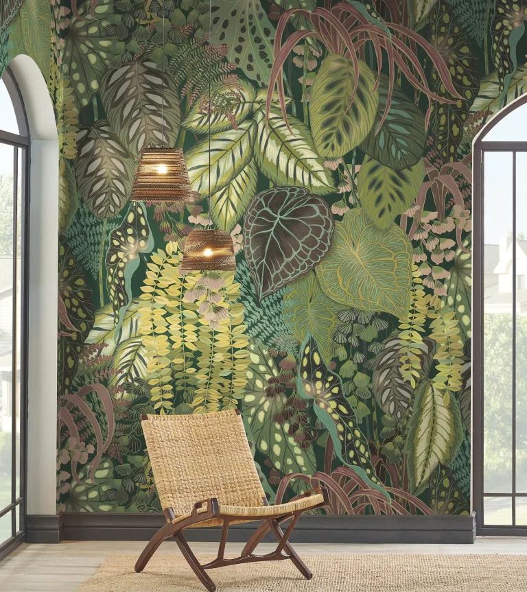 Greenery Mural Jade Wall Mural - Jade — Ảnh 3