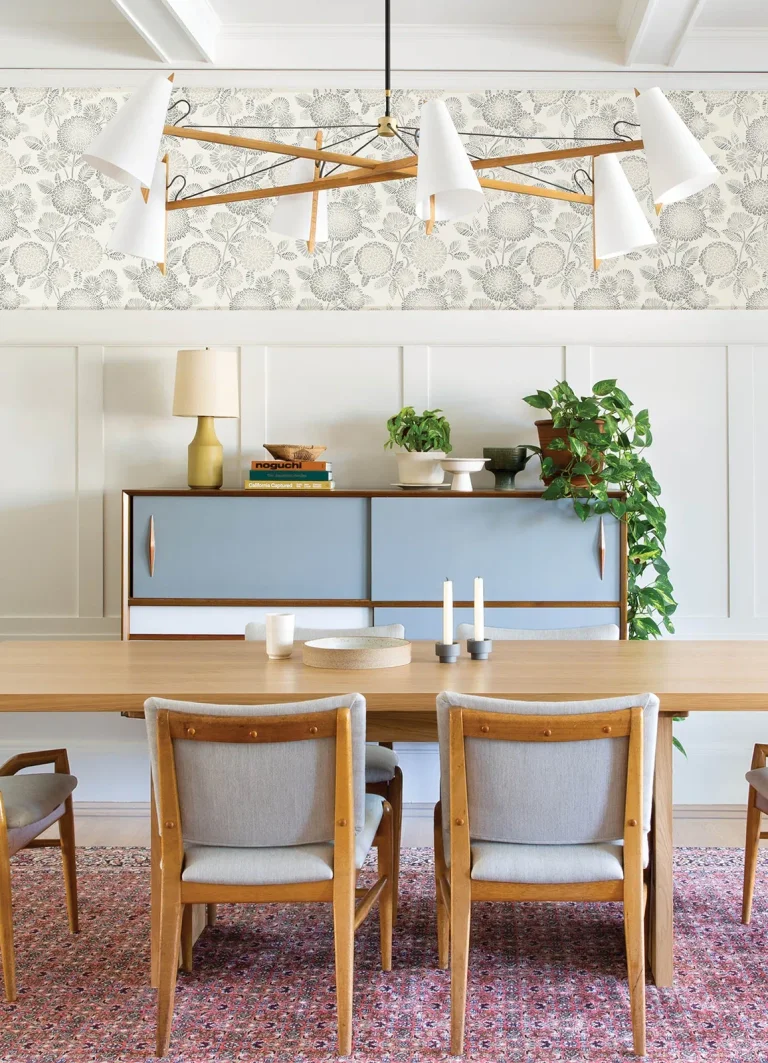 Chesapeake Zalipie Floral Trail Wallpaper - Grey — Ảnh 3