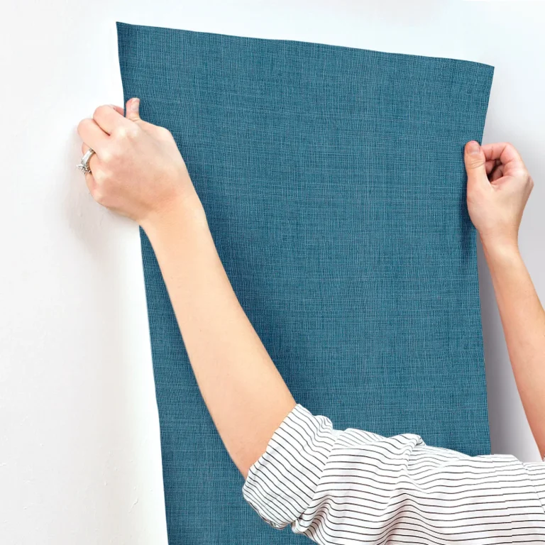 Alba Open Weave Wallpaper - Dark Blue — Ảnh 4