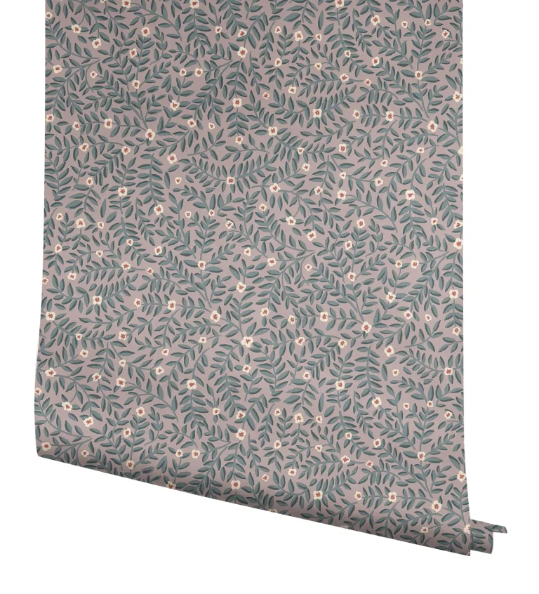 Rifle Paper Co. Elodie Petite Floral Peel and Stick Wallpaper - Lavender — Ảnh 6