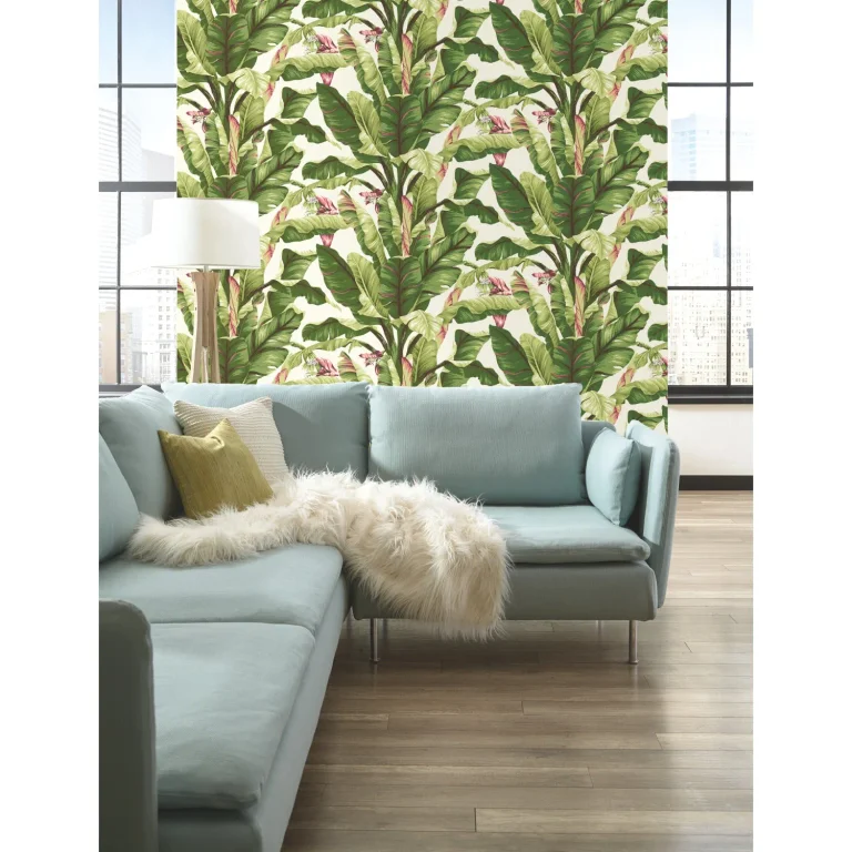Banana Leaf Wallpaper - Pearl/Brights — Ảnh 9