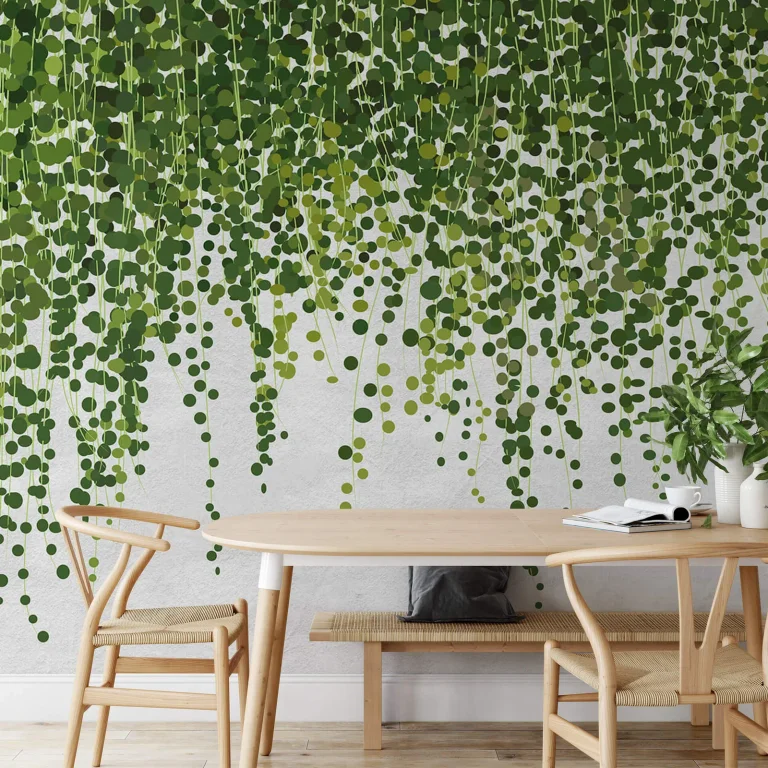 Hanging Plants - Wall Mural 5442 - 8 Panel - 384cm x 260cm — Ảnh 2