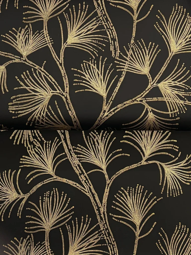 Kismine Botanical Trail Wallpaper - Black — Ảnh 6