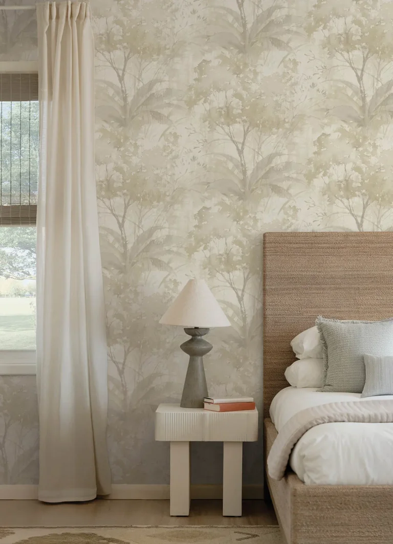 Mistwood Forest Wallpaper - Beige — Ảnh 3