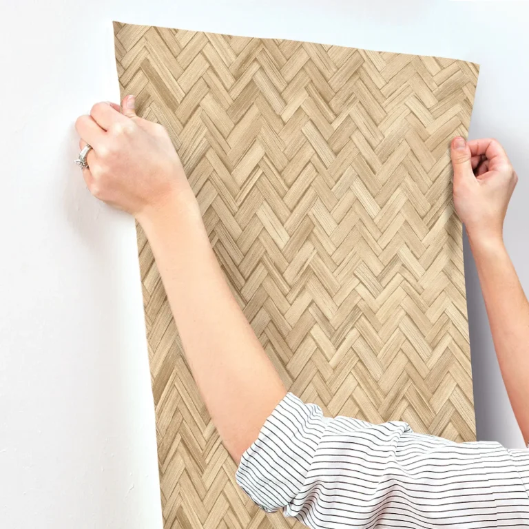 Ellery Herringbone Wallpaper - Wheat — Ảnh 2