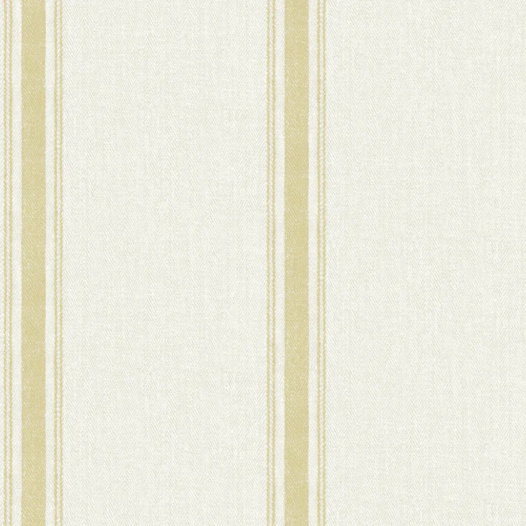 Chesapeake Linette Fabric Stripe Wallpaper - Wheat — Ảnh 3